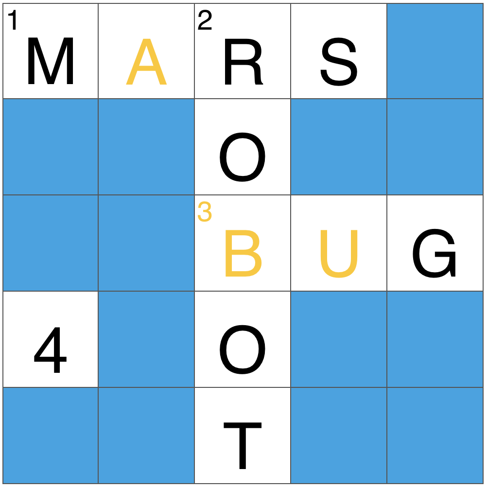 Crossword Solution 1